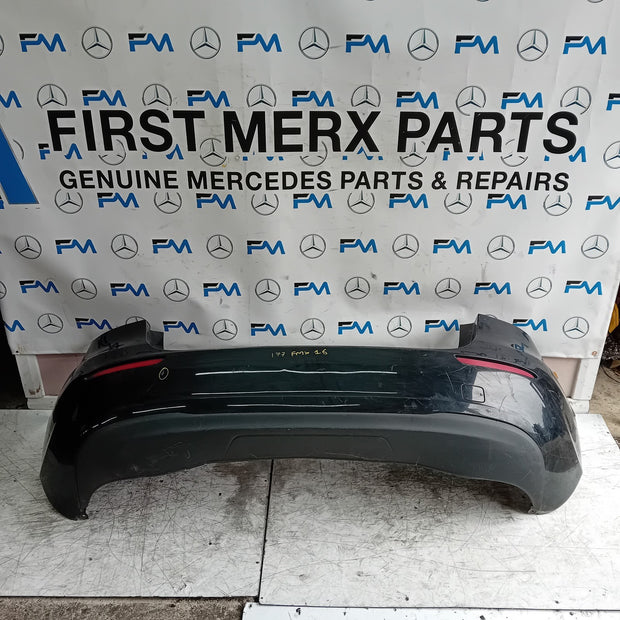 MERCEDES BENZ  A-CLASS W177 REAR BUMPER A1778800500 2018 BLACK COMPLETE FMX16