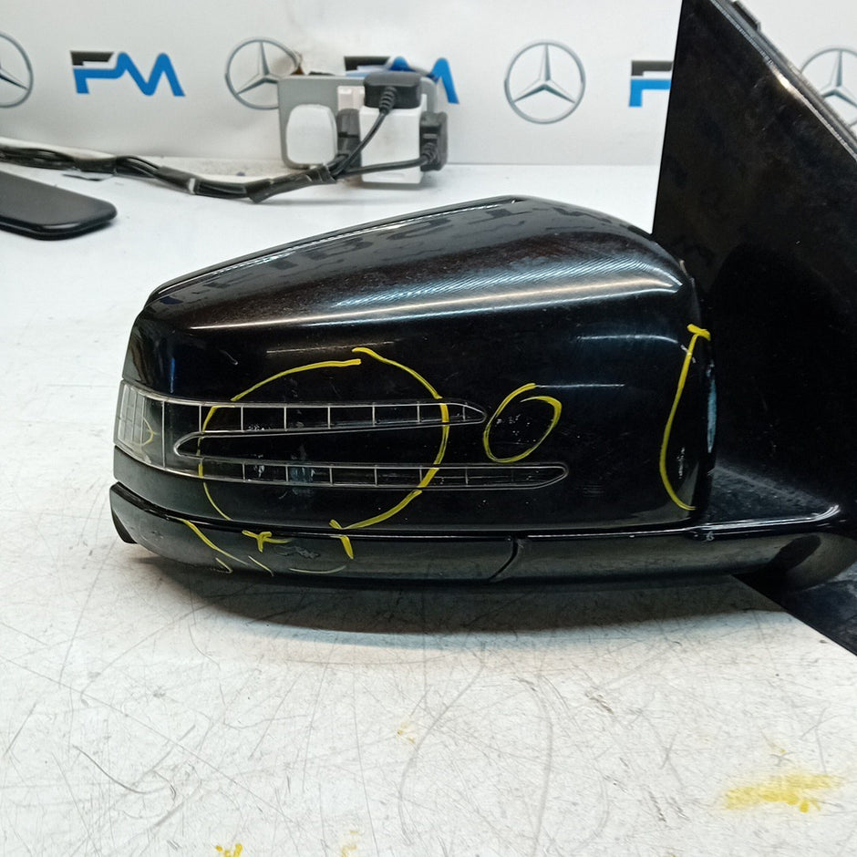 MERCEDES B-CLASS W246 DRIVER WING MIRROR OSF BLACK A2468100301 FMM70
