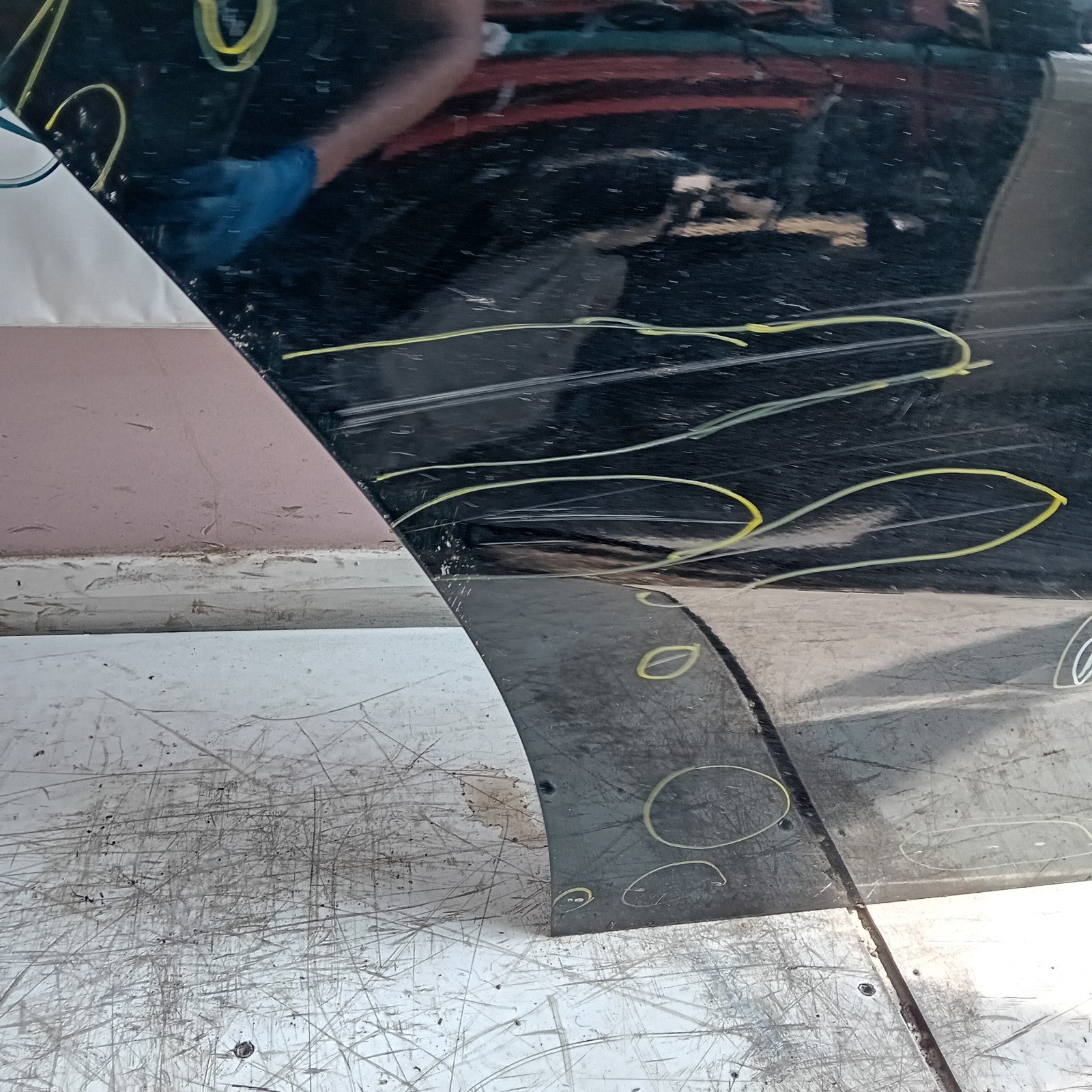 MERCEDES A-CLASS W177 SLN DRIVER REAR DOOR OSR 2018 ON BLACK FMD285