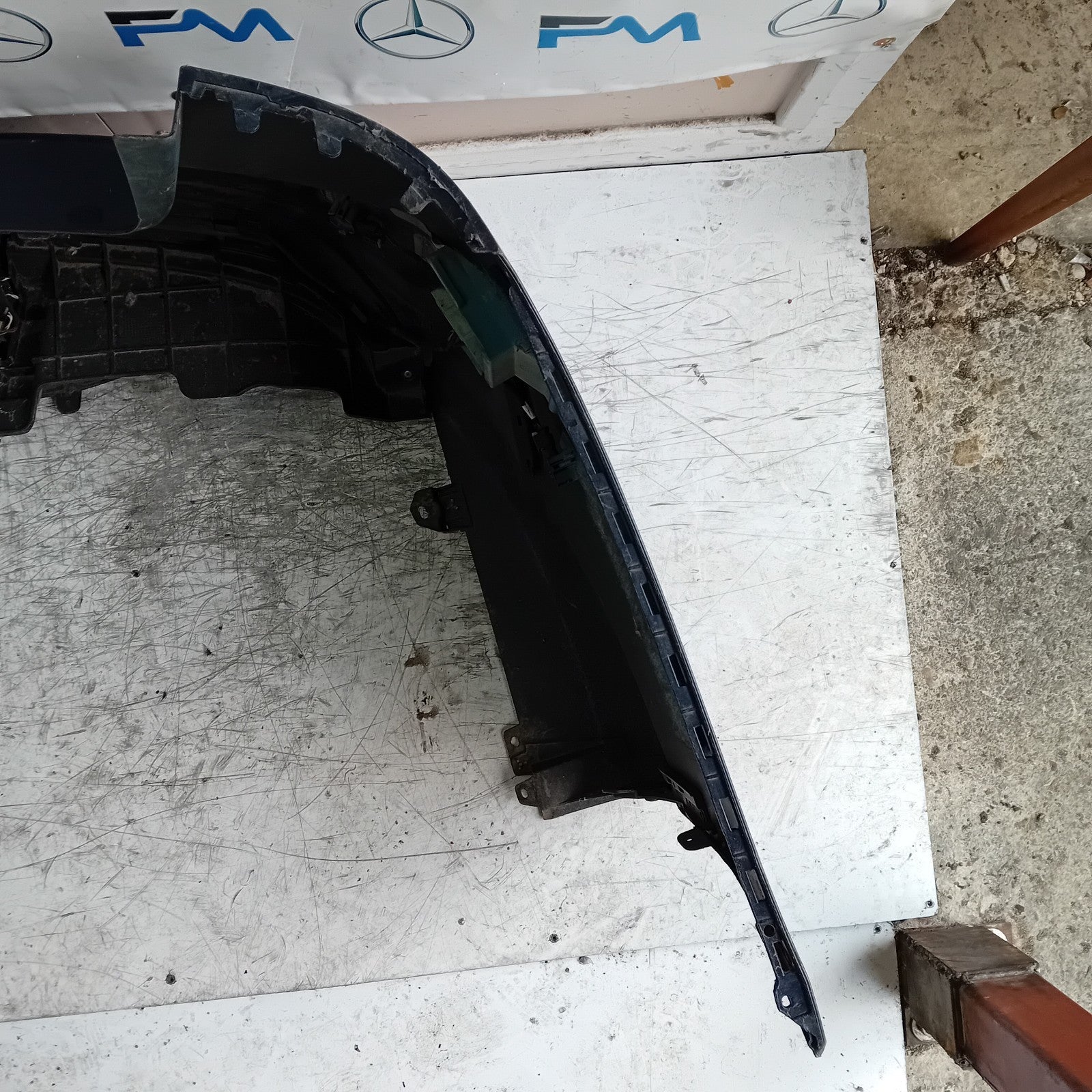 MERCEDES C-CLASS S205 EST REAR BUMPER 2014 BLUE  A2058856238 COMPLETE FMX39