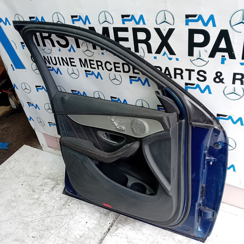 MERCEDES BENZ GLC X253 PASSENGER FRONT DOOR NSF BLUE 2016 ON COMPLETE FMD264