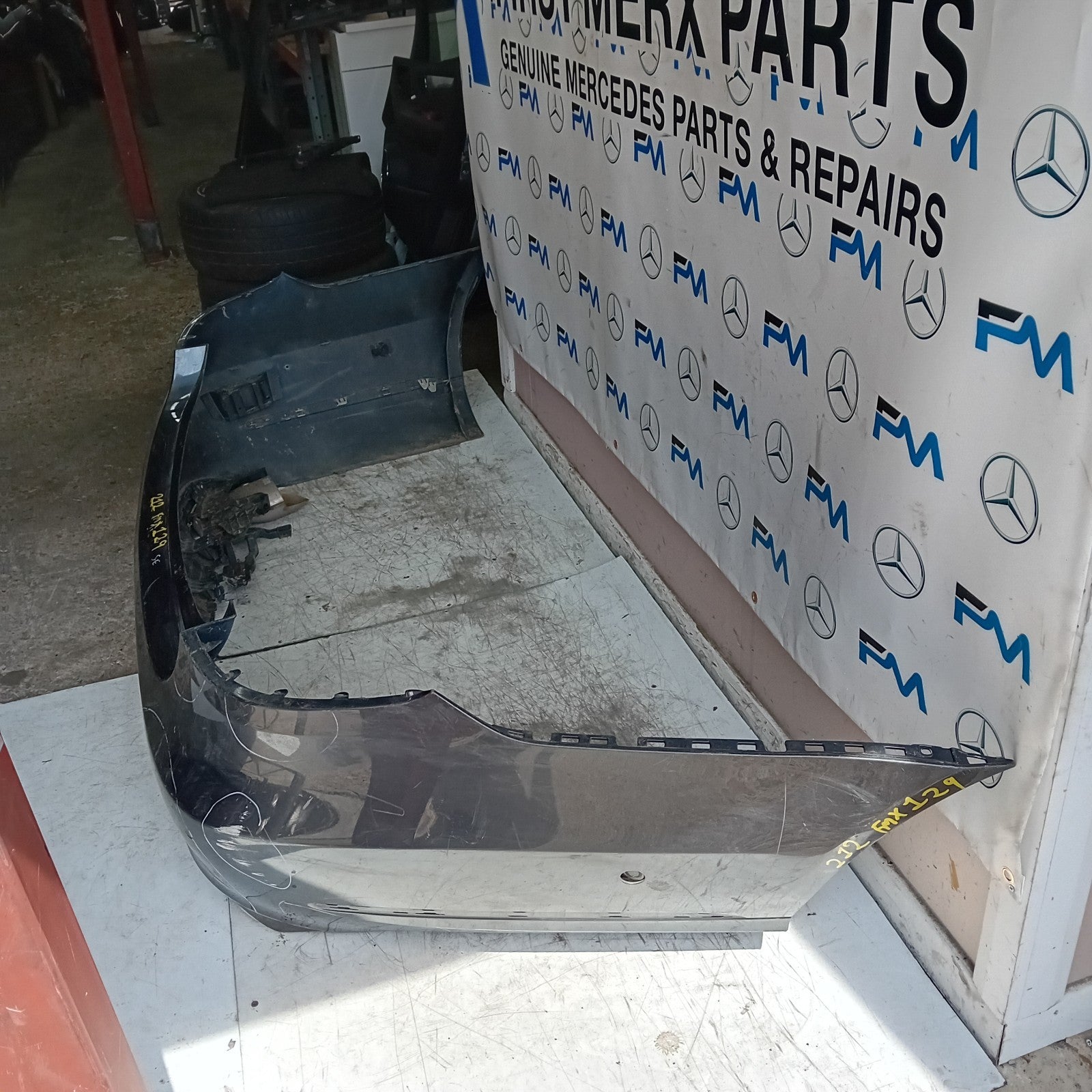 MERCEDES BENZ E-CLASS W212 REAR BUMPER BLACK 2014 A2128855125 FMX129