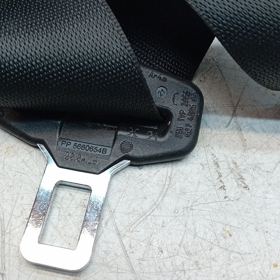 MERCEDES BENZ E-CLASS W213 SEAT BELT REAR CENTRE A2138601385 BLACK FM001233