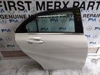 MERCEDES C-CLASS W176 DRIVER REAR DOOR OSR WHITE 2012-18 COMPLETE FMD323