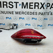 MERCEDES C-CLASS W205 PASSENGER LEFT REAR TAIL LIGHT A2059061357 2017 FMT297