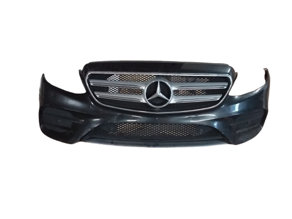 MERCEDES E CLASS W213 FRONT BUMPER COMPLETE 2017 (BLACK)