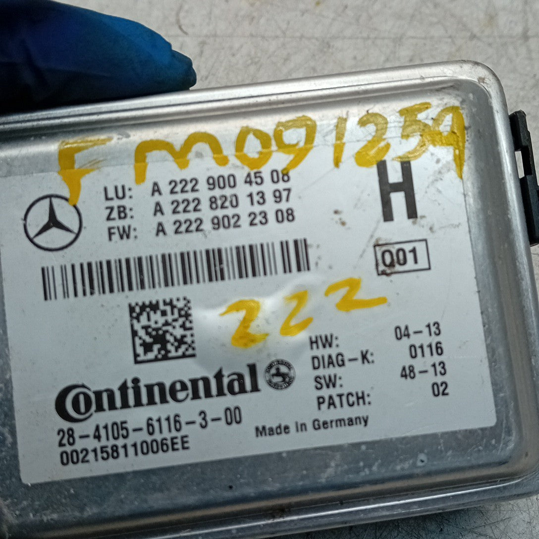 MERCEDES BENZ S-CLASS W222 FRONT WINDSHIELD CAMERA CONTROL A2229004508 FM001259