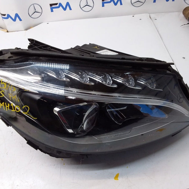 2017 MERCEDES C CLASS W205 HEADLIGHT FACELIFT DRIVER OS A2059069504 FMH102