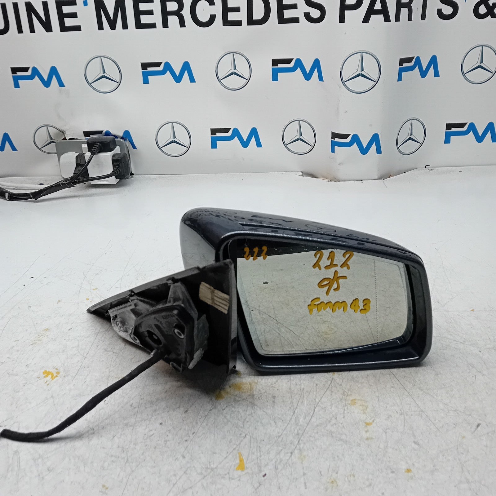 MERCEDES BENZ  E-CLASS  W212 DRIVER SIDE WING MIRROR GREY A2129101016 PL FMM43