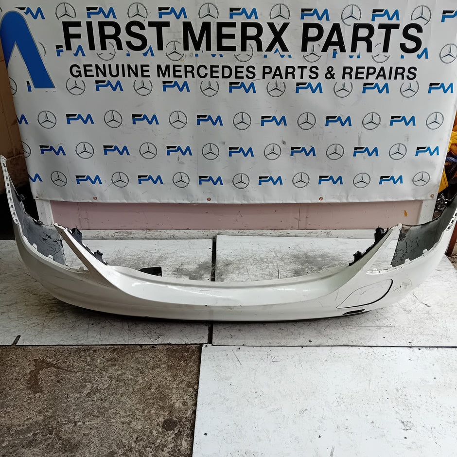 MERCEDES C-CLASS W205 SLN REAR BUMPER 2014 ON WHITE COMPLETE A2058850138 FMX37