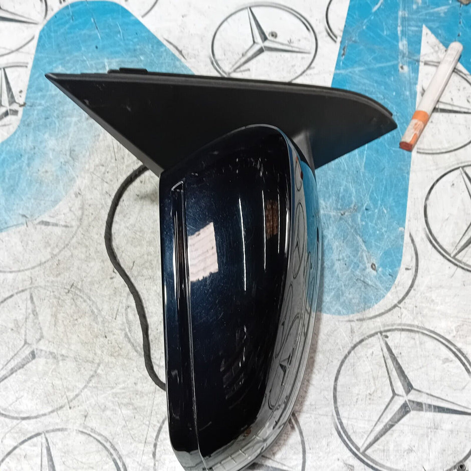 2013 MERCEDES A CLASS W176 PASSENGER SIDE WING MIRROR GRAY  A1768100216 NO GLASS