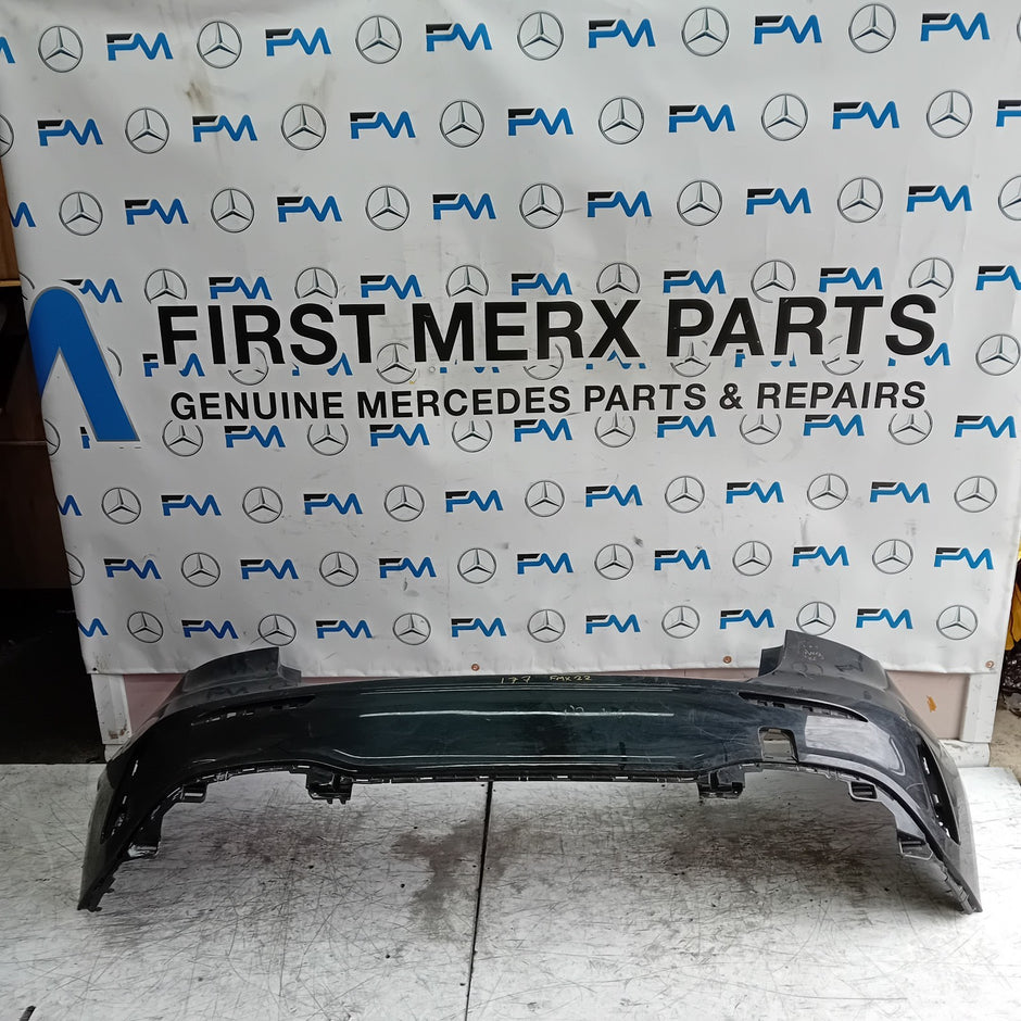 MERCEDES BENZ  A-CLASS W177 REAR BUMPER 2018 A1778851301 BLACK FMX22