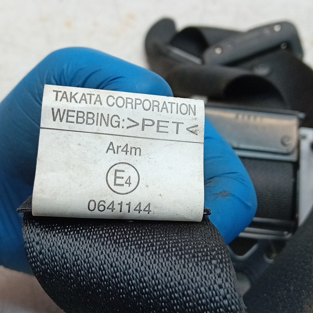 MITSUBISHI OUTLANDER MK3 SEAT BELT REAR DRIVER OSR TK AB2 EN308 BLACK FM001239