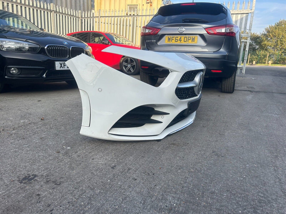 MERCEDES A CLASS AMG W177 WHITE FRONT BUMPER (COMPLETE)  2018 2024 A1778856100