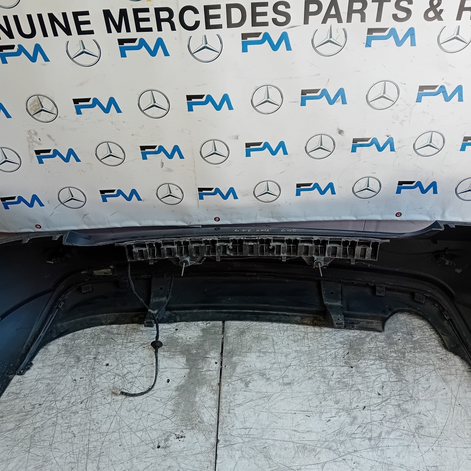 MERCEDES BENZ E-CLASS W207 COUPE REAR BUMPER GREY 2013 FMX149