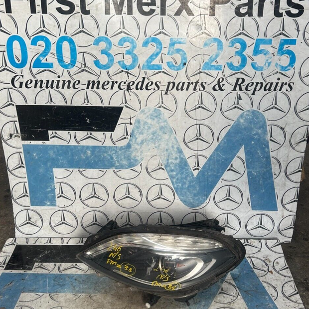 12-14 MERCEDES B CLASS W246 HEADLIGHT N/S COMPLETE A2468207361  FMH35 (DAMAGE)