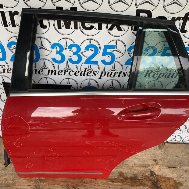 MERCEDES BENZ 2008-2013 W204 C CLASS ESTATE NEARSIDE REAR DOOR red