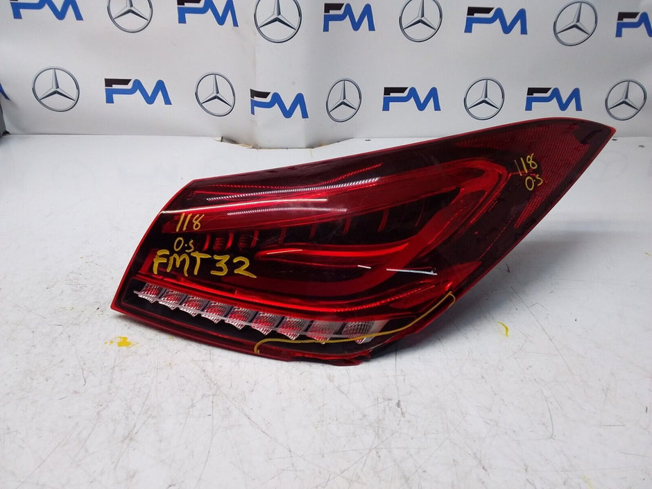 MERCEDES CLA W118 REAR DRIVER SIDE O/S LED LIGHT FMT32 (DAMAGED)