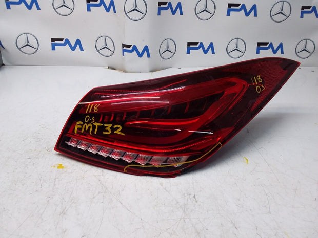 MERCEDES CLA W118 REAR DRIVER SIDE O/S LED LIGHT FMT32 (DAMAGED)
