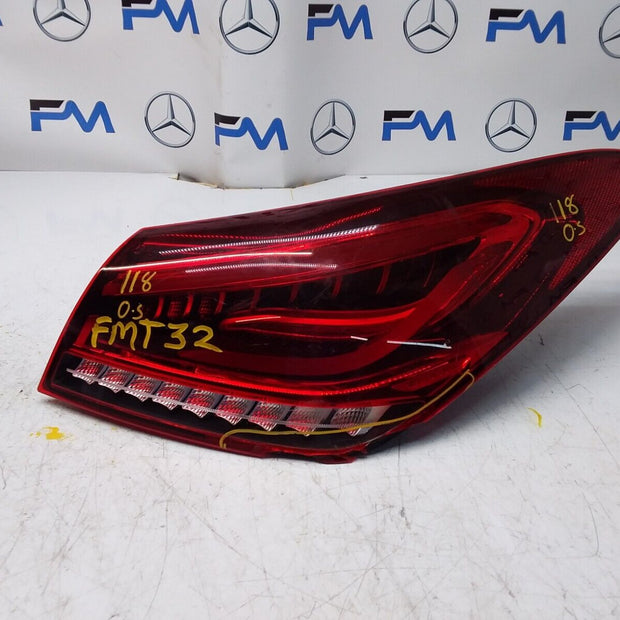 MERCEDES CLA W118 REAR DRIVER SIDE O/S LED LIGHT FMT32 (DAMAGED)
