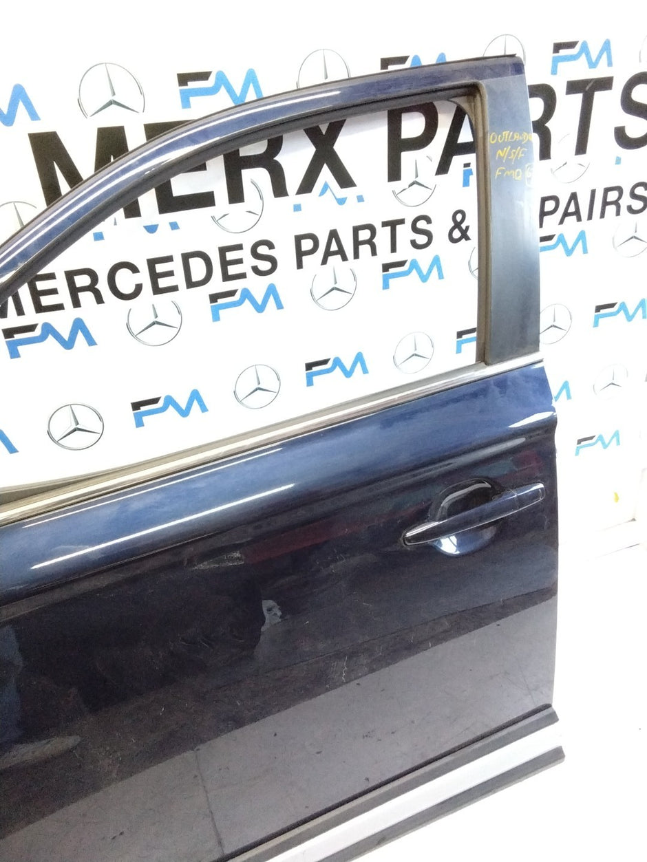 MITSUBISH OUTLANDER PASSENGER SIDE FRONT DOOR N/S/F COMPLETE BLUE FMD67