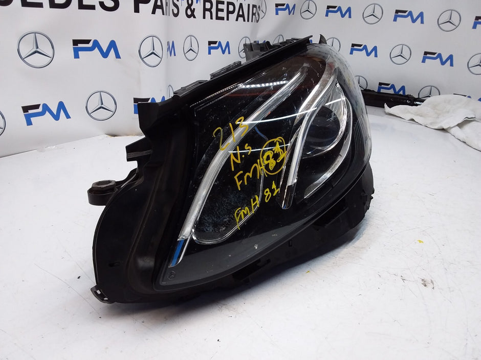MERCEDES W213 E-CLASS PASSENGER NS HEADLIGHT A2139064104 FMH81 LED HIGH PERFORM 