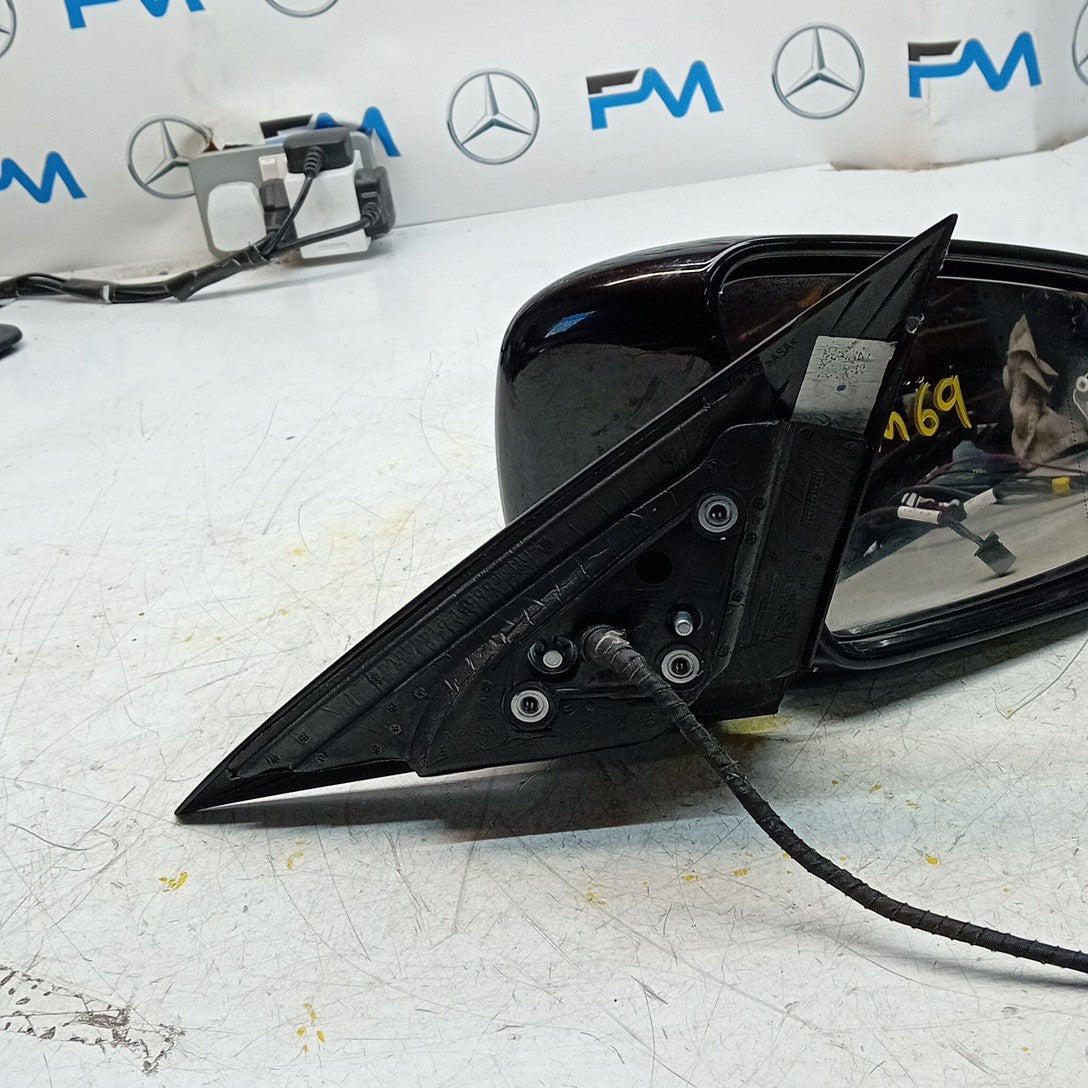 MERCEDES BENZ CLA W117 DRIVER WING MIRROR OSF BLACK A1178101419 FMM69