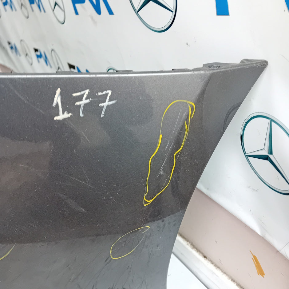 MERCEDES BENZ  A-CLASS W177 REAR BUMPER A1778804701 GREY 2018 COMPLETE FMX3
