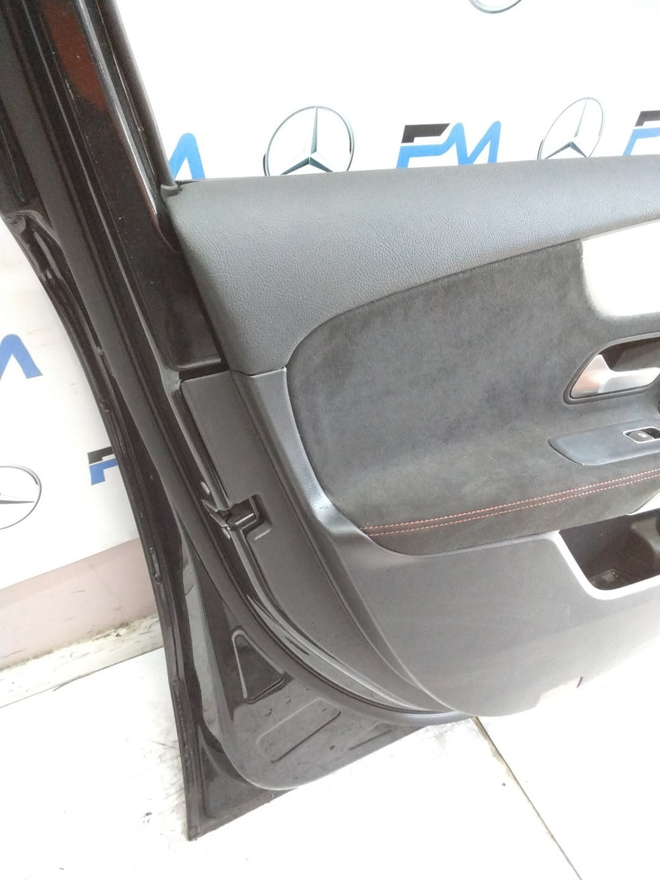 MERCEDES A-CLASS W177 SLN PASSENGER FRON DOOR NSF BLACK 2018 ON COMPLETE FMD320