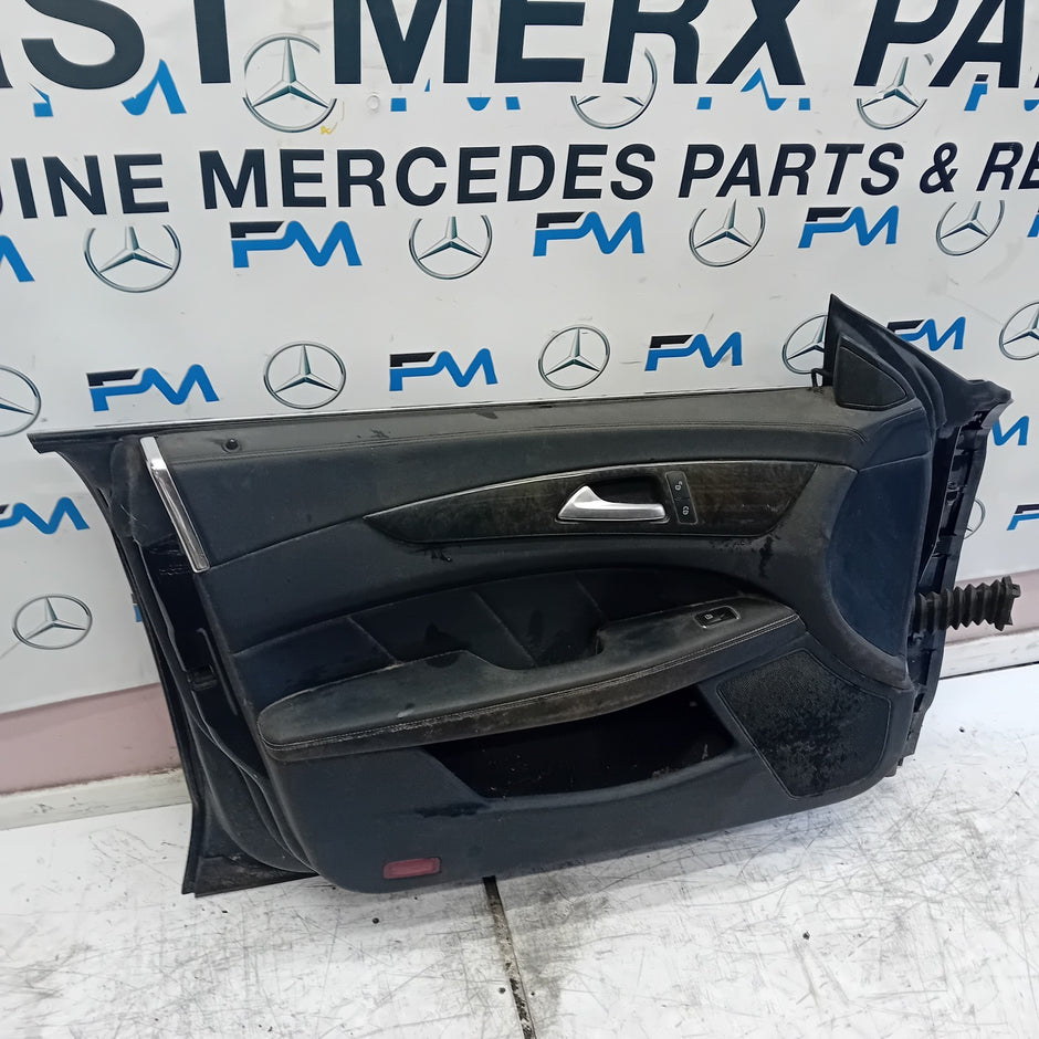 MERCEDES CLS W218 COUPE PASSENGER FRONT DOOR N/S/F BLACK 2011-17 COMPLETE FMD160