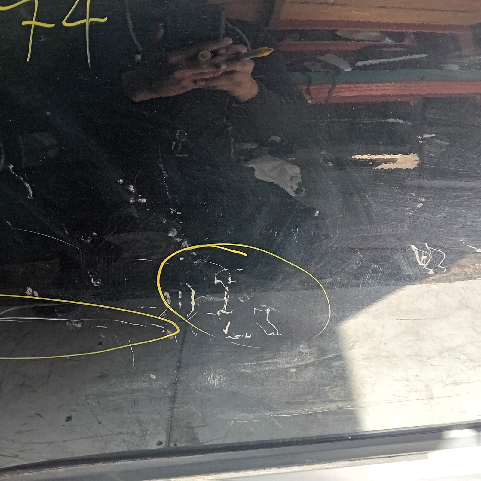 MITSUBISHI OUTLANDER MK3 PASSENGER SIDE FRONT DOOR BLACK 2013 FMD174