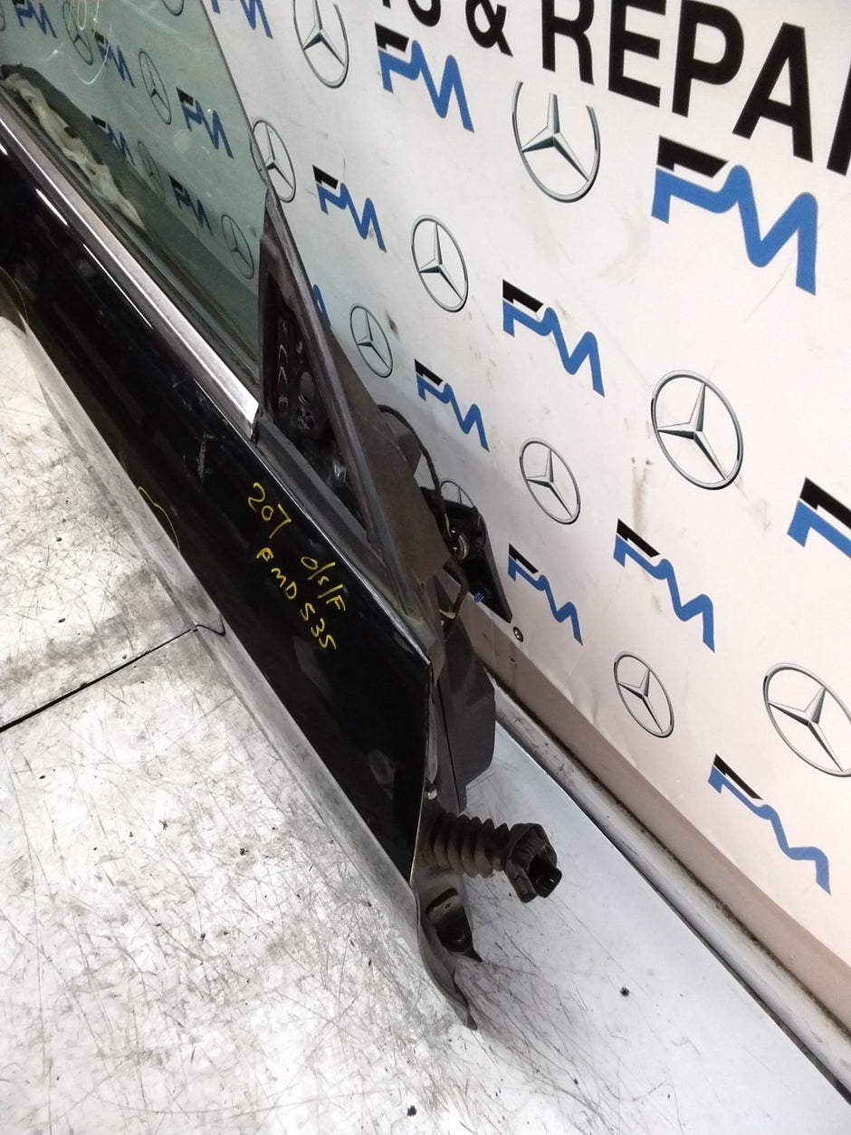MERCEDES BENZ  E-CLASS W207 DRIVER FRONT DOOR OSF BLACK 2009-16  FMD535
