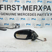 MERCEDES C-CLASS W205 PASSENGER  WING MIRROR NSF BLACK 2014 PL A2058101916 FMM64