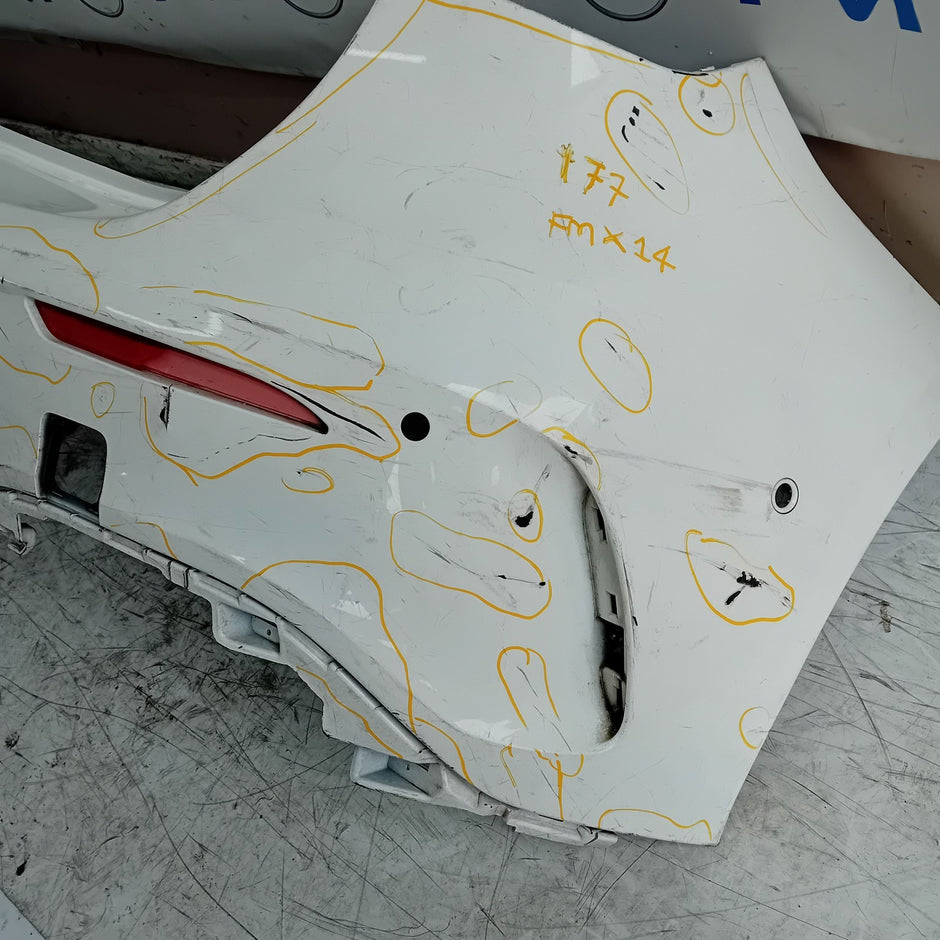 MERCEDES BENZ  A-CLASS W177 REAR BUMPER A1768850125 2018 WHITE FMX14
