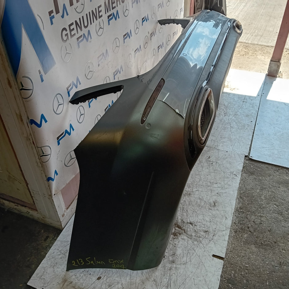 MERCEDES E-CLASS W213 S SALOON REAR BUMPER 2016 A2138850025 GREY COMPLETE FMX104