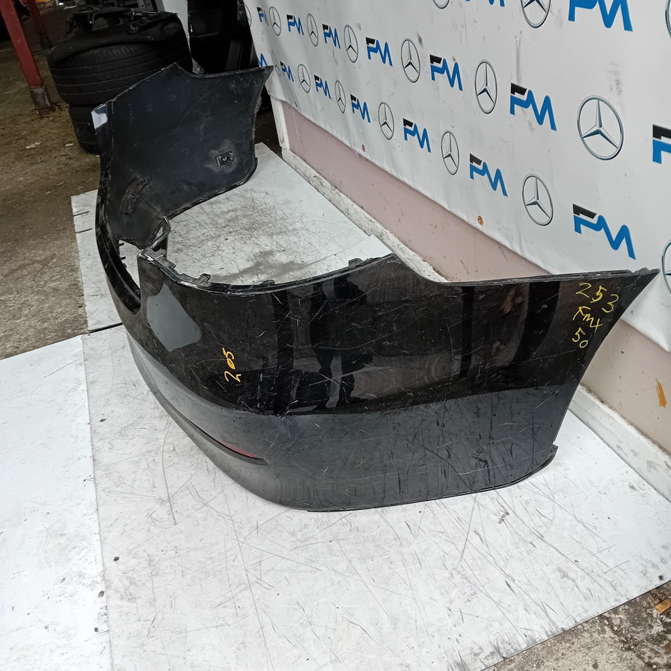 MERCEDES BENZ GLC W253 REAR BUMPER 2015 BLACK A2539852525 FMX50