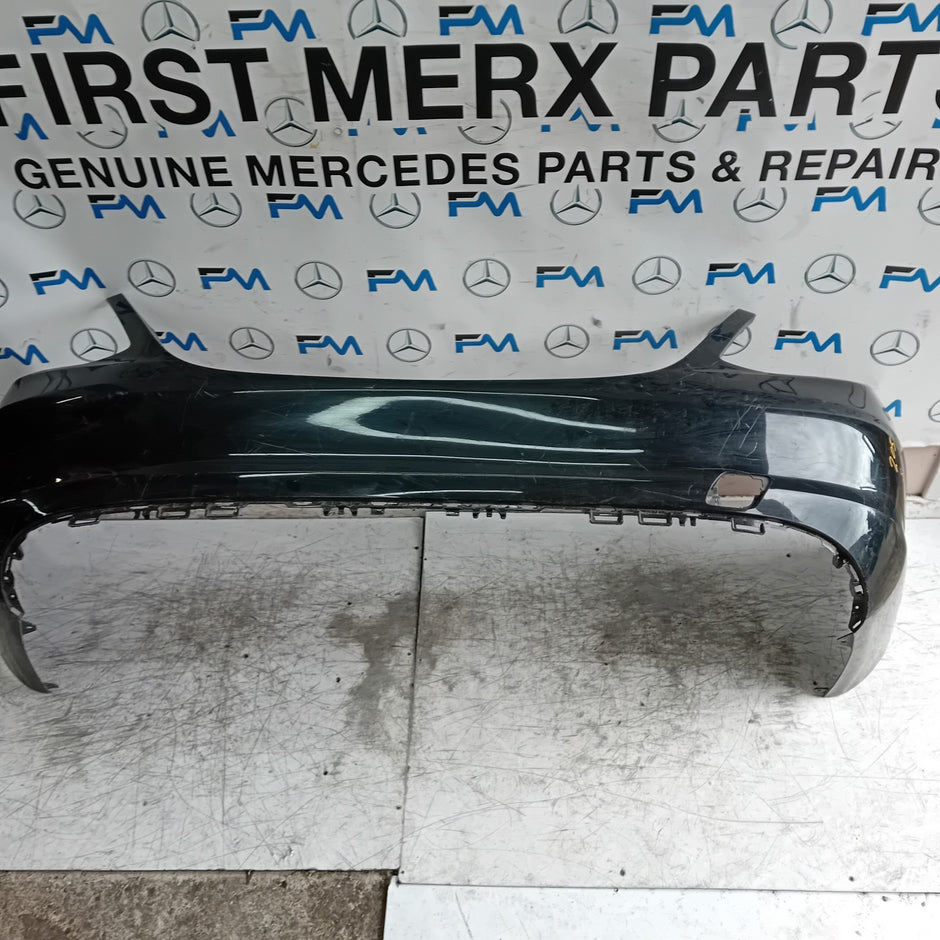 MERCEDES BENZ C-CLASS W205 SLN REAR BUMPER 2015 BLACK A2058550138 FMX49