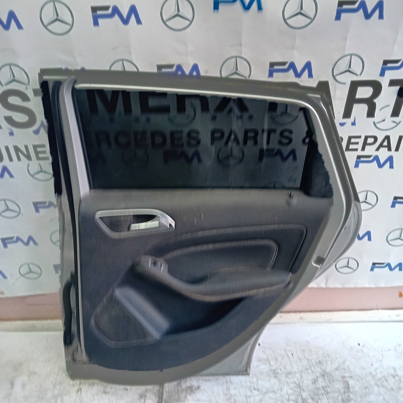 MERCEDES BENZ B-CLASS W246 DRIVER REAR DOOR O/S/R SILVER 2012-19 COMPLETE FMD155