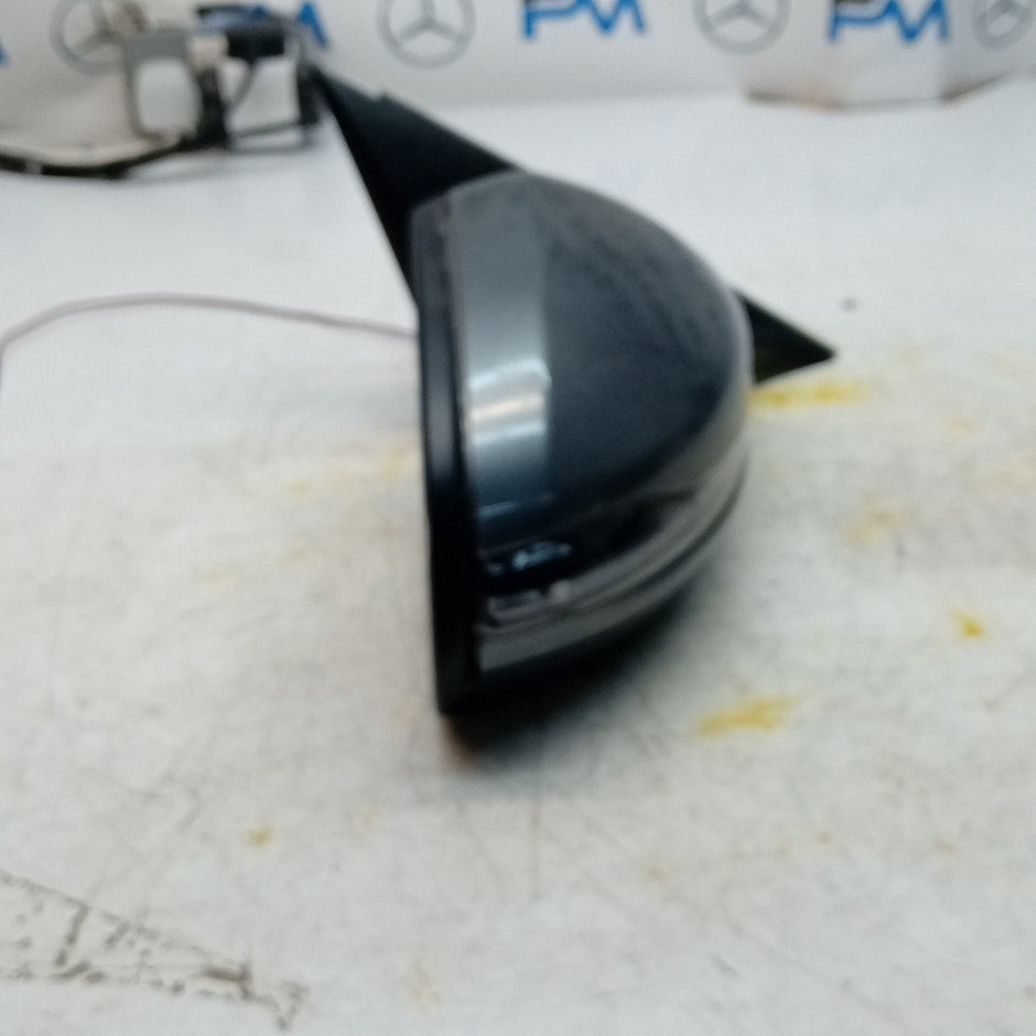 MERCEDES C-CLASS W205 DRIVER  WING MIRROR OSF GREY 2014 PL A2058104402 FMM65