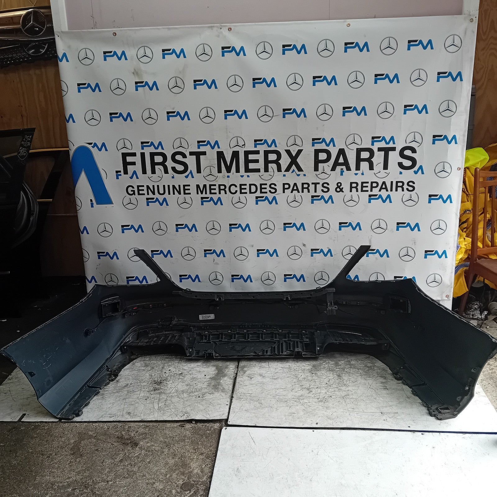 MERCEDES BENZ E-CLASS W213 SALOON REAR BUMPER BLACK 2016 ON A2138850001 FMX76