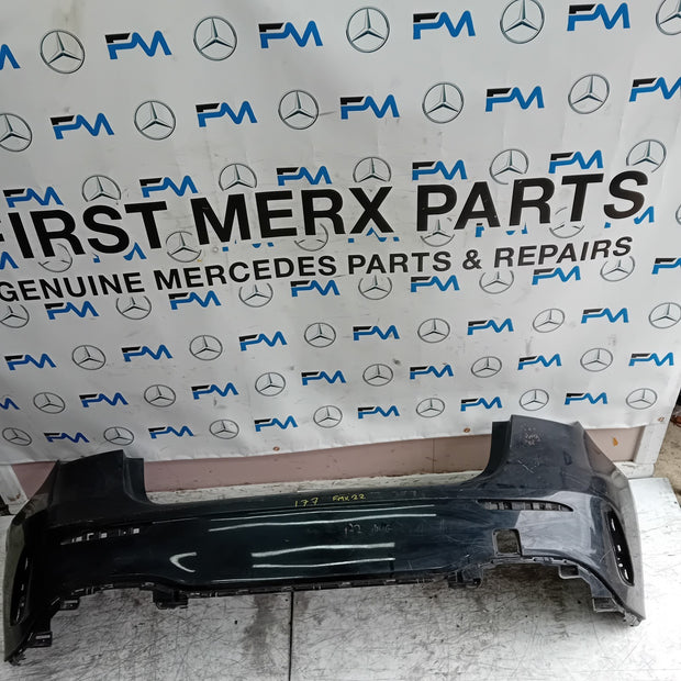 MERCEDES BENZ  A-CLASS W177 REAR BUMPER 2018 A1778851301 BLACK FMX22