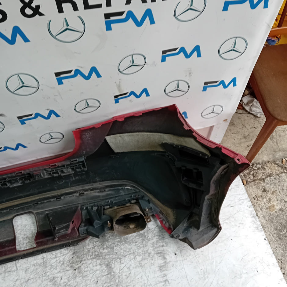 MERCEDES BENZ A-CLASS W176 REAR BUMPER 2012-18 A1768852625 RED FMX30