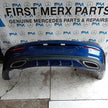 MERCEDES BENZ C-CLASS W205 COUPE REAR BUMPER 2015 BLUE FMX56