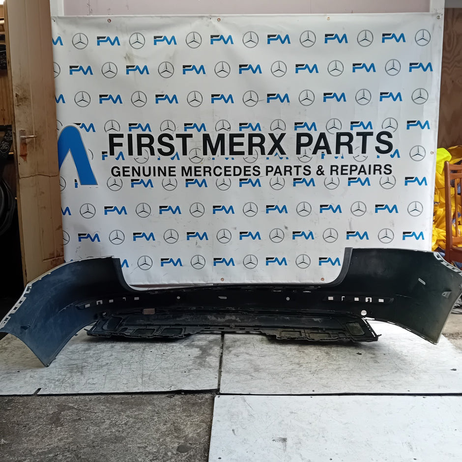 MERCEDES BENZ  GLE W166 SALOON REAR BUMPER SILVER 2016 A1668853024 FMX84