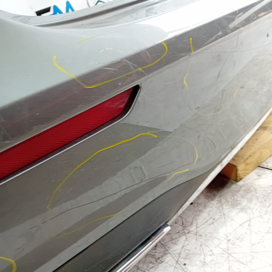 MERCEDES BENZ  A-CLASS W177 REAR BUMPER A1778804701 GREY 2018 COMPLETE FMX3