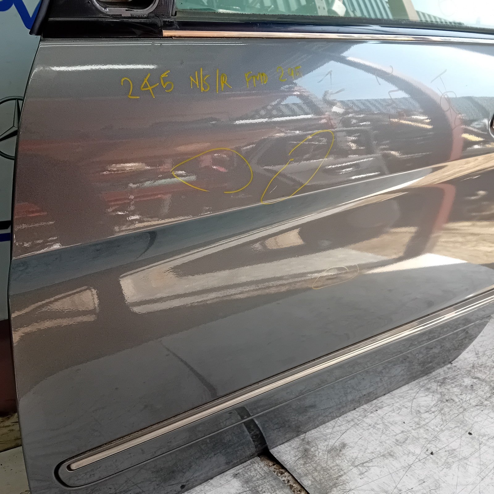 MERCEDES BENZ B-CLASS W245 PASSENGER REAR DOOR NSR GREY 2005-11 COMPLETE FMD295