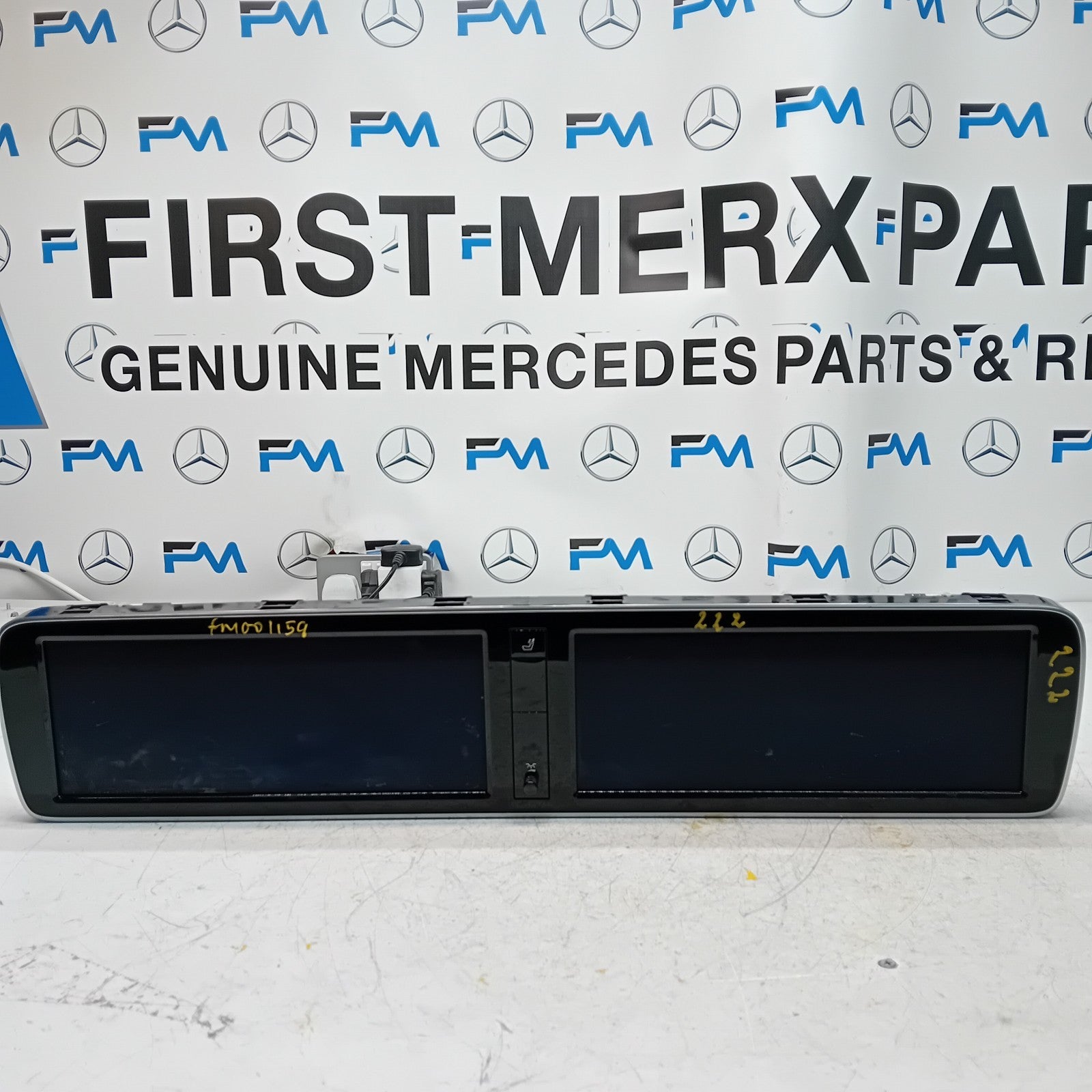 MERCEDES S-CLASS W222 DISPLAY SCREEN A2229007611 A2229005712 2016 FM001159
