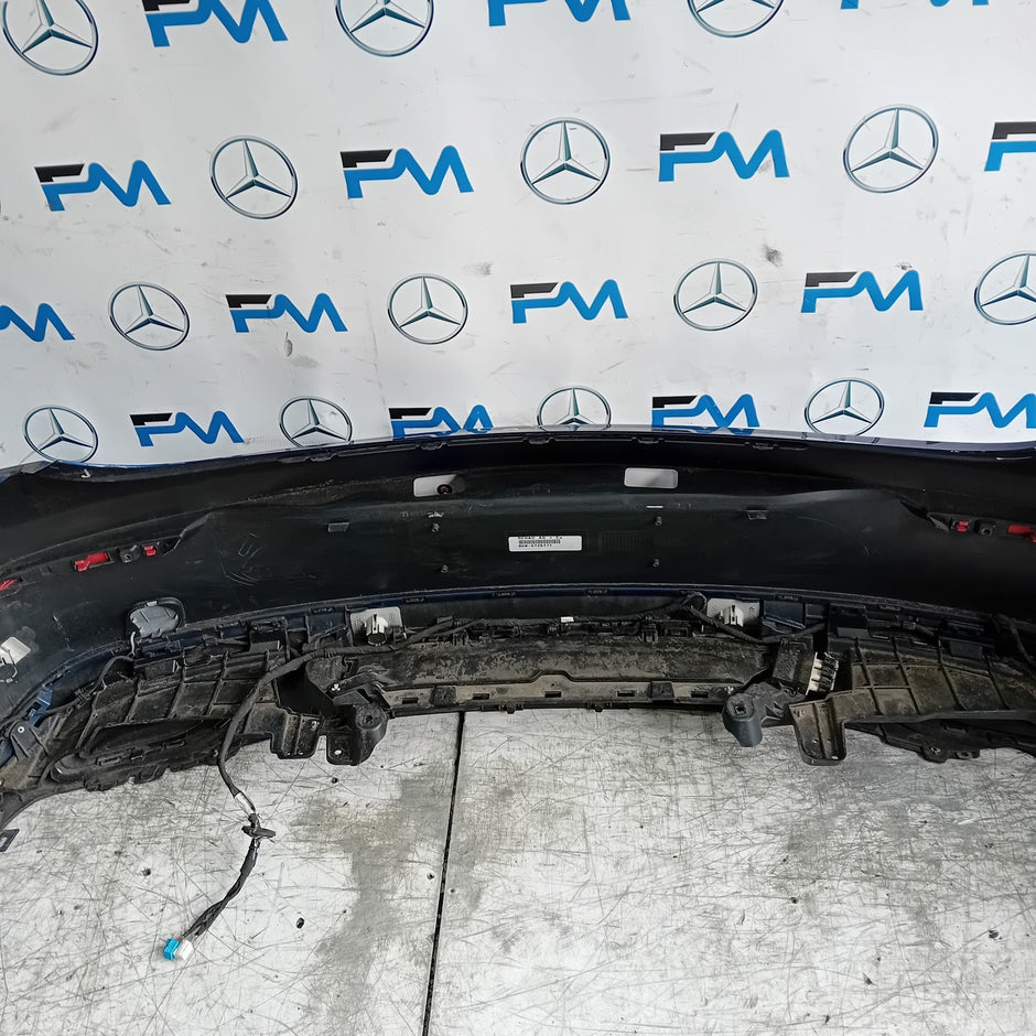 MERCEDES BENZ C-CLASS W205 COUPE REAR BUMPER 2015 BLUE FMX56