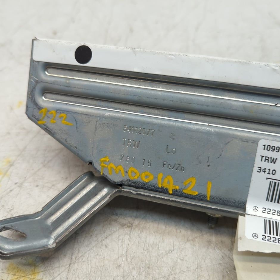 MERCEDES  S-CLASS W222 DRIVER REAR SIDE  AIRBAG MODULE A2228604402 FM001421