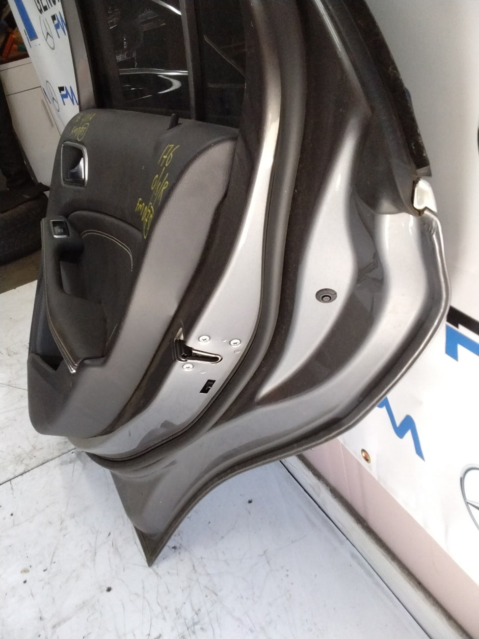 MERCEDES BENZ A-CLASS W176 DRIVER SIDE REAR DOOR O/S/R COMPLETE GREY FMD75